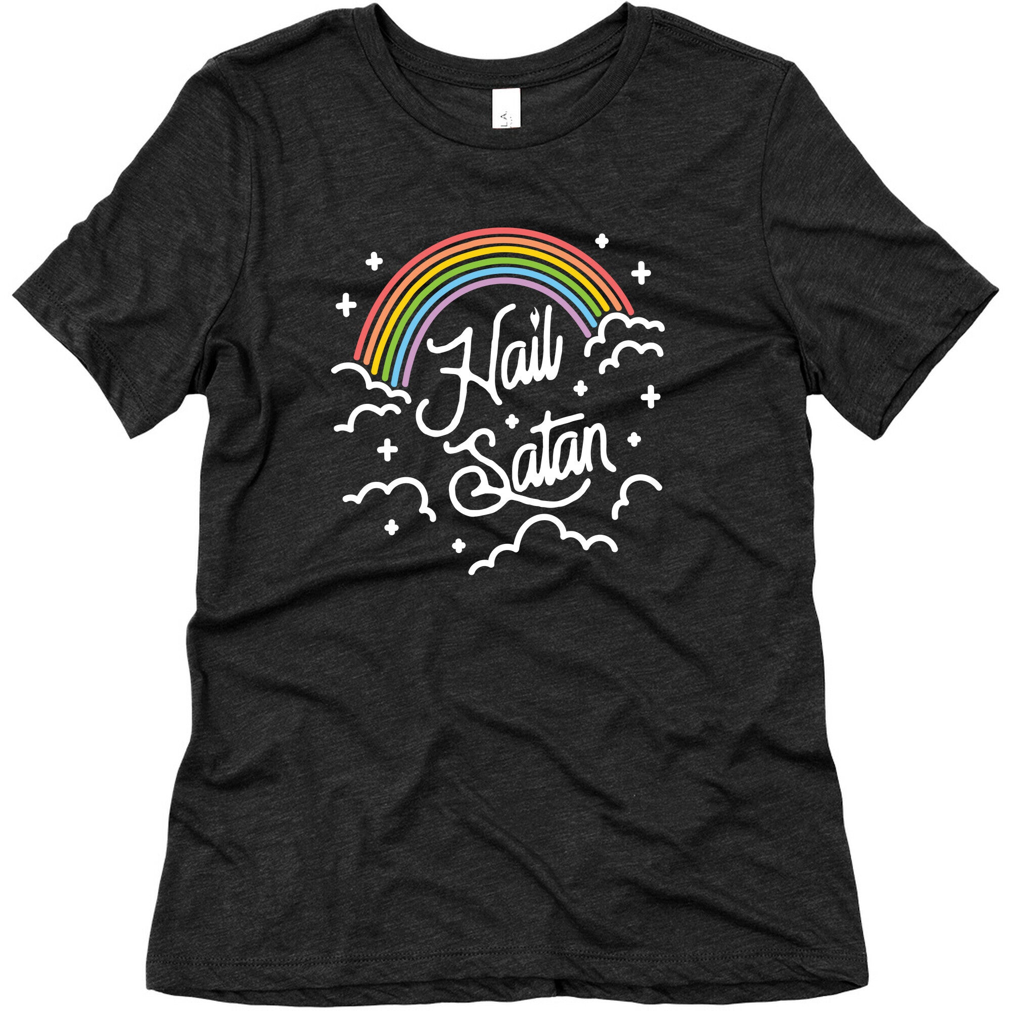 Hail Satan Rainbow Women's Triblend Tee